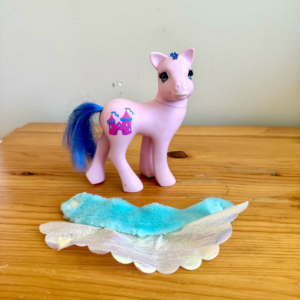 Vintage 1991 My Little Pony Princess Royal Pink Eyelash G1 Generation 1